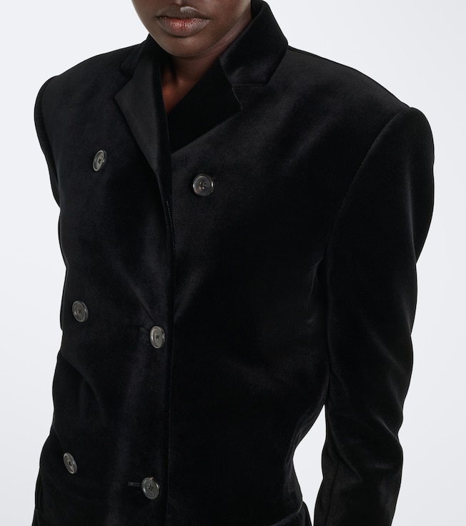 KHAITE Khaite Rolon cotton double-breasted coat