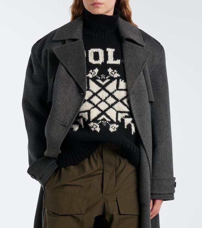 Polo Ralph Lauren Polo Ralph Lauren Intarsia wool turtleneck sweater