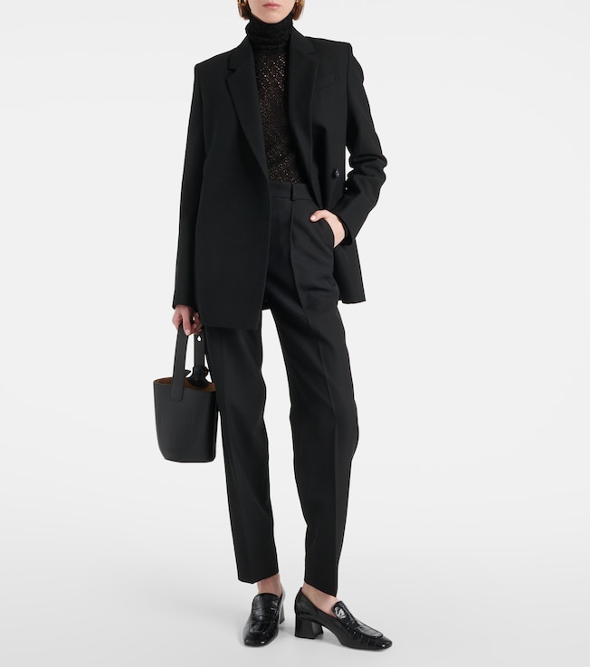 TOTEME High-rise tapered pants