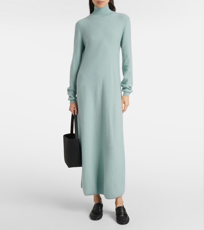Loro Piana Alpe cashmere midi dress