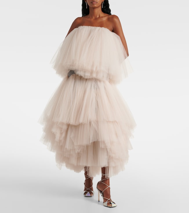 Maticevski Ascend tulle top