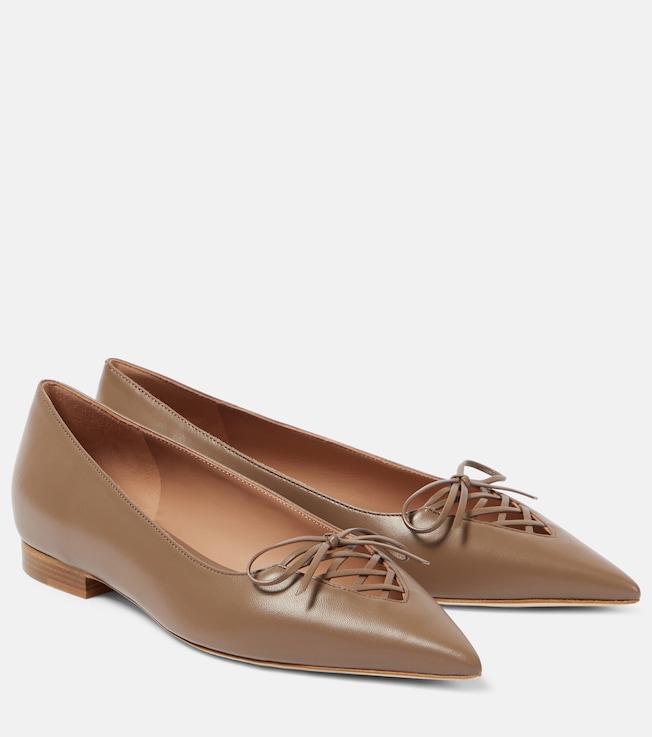 Malone Souliers Hedy 10 leather ballet flats