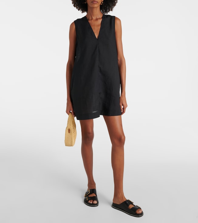 Asceno Derya linen minidress
