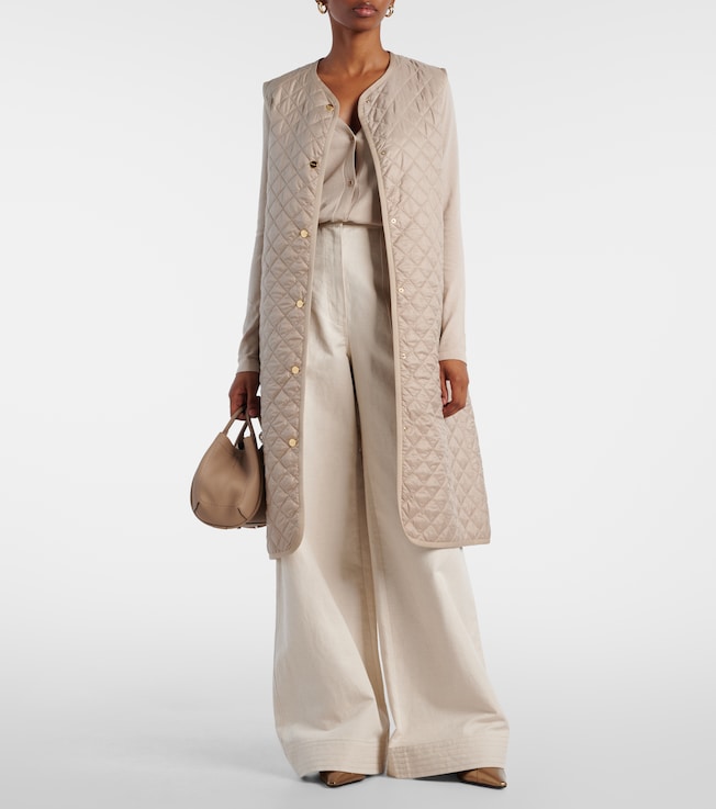 Max Mara Lauren belted quilted coat