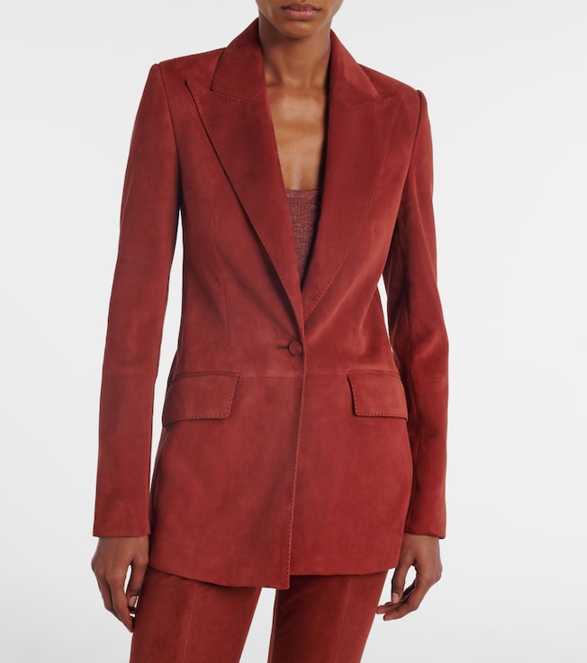 Gabriela Hearst Gabriela Hearst Leiva suede blazer