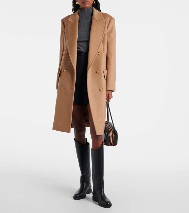 Max Mara Cosa double-breasted camel hair coat