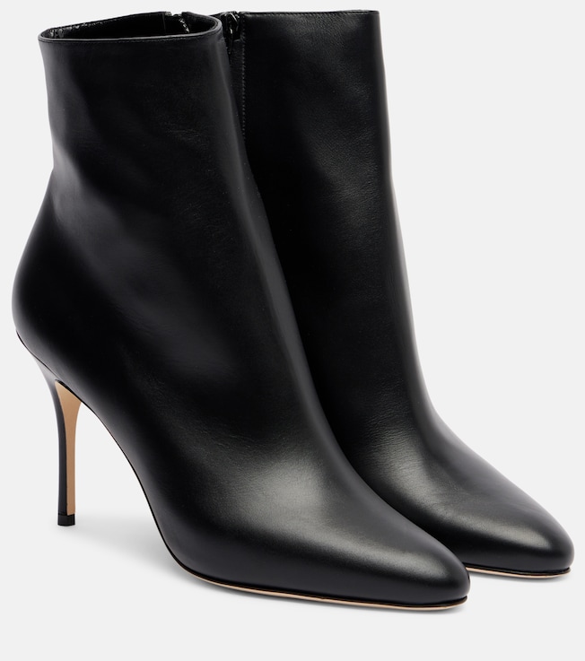 MANOLO BLAHNIK Insopo leather ankle boots
