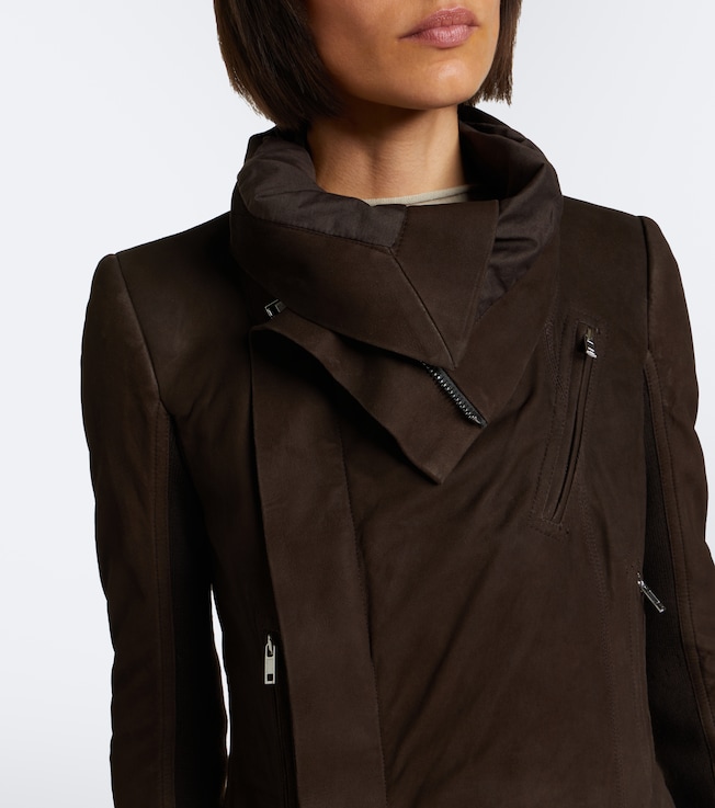 Rick Owens Rick Owens Classic Biker suede jacket