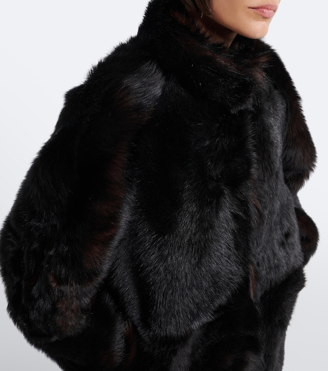 NOUR HAMMOUR Nour Hammour Blaise shearling coat