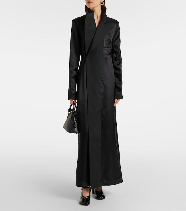 MM6 Maison Margiela Satin maxi dress