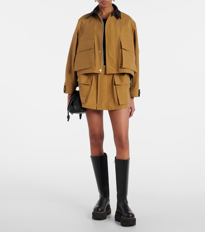 Sacai Cotton-blend twill blouson
