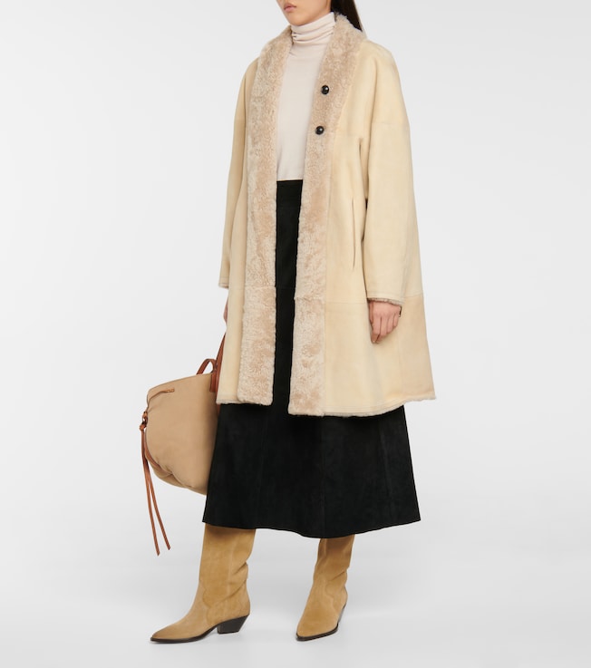 Isabel Marant Abazoe reversible shearling coat