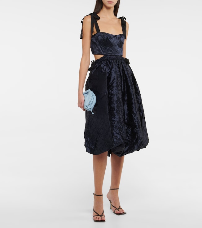 Ulla Johnson Gabrielle metallic midi dress