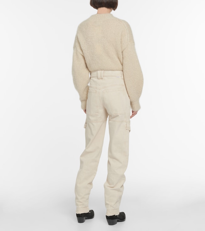 Marant Étoile Marant Etoile Vayoneo cargo straight jeans