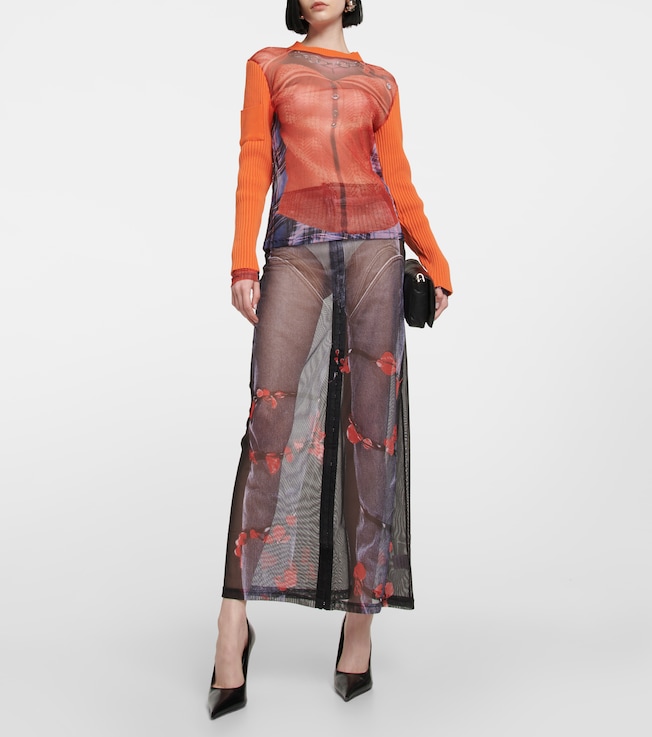 Y/Project x Jean Paul Gaultier Trompe L'Oeil top