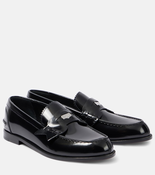 CHRISTIAN LOUBOUTIN Christian Louboutin Penny leather loafers