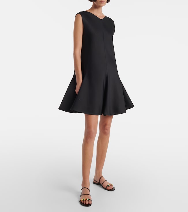 KHAITE Mel crêpe minidress