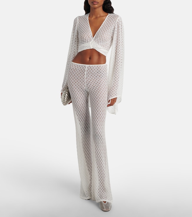 Missoni Lamé crop top