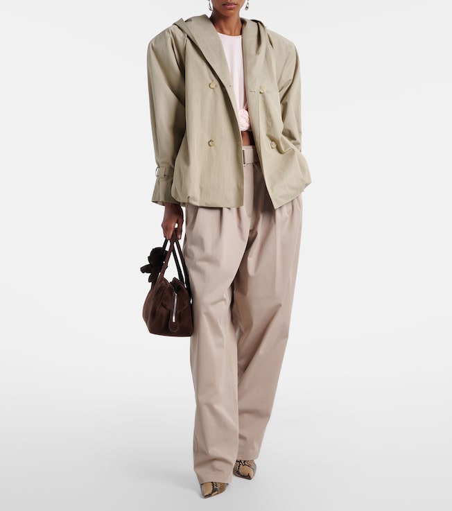 Magda Butrym Belted cotton-blend jacket