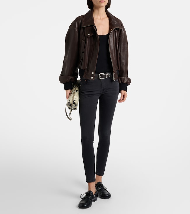 AG Jeans Low-rise skinny jeans