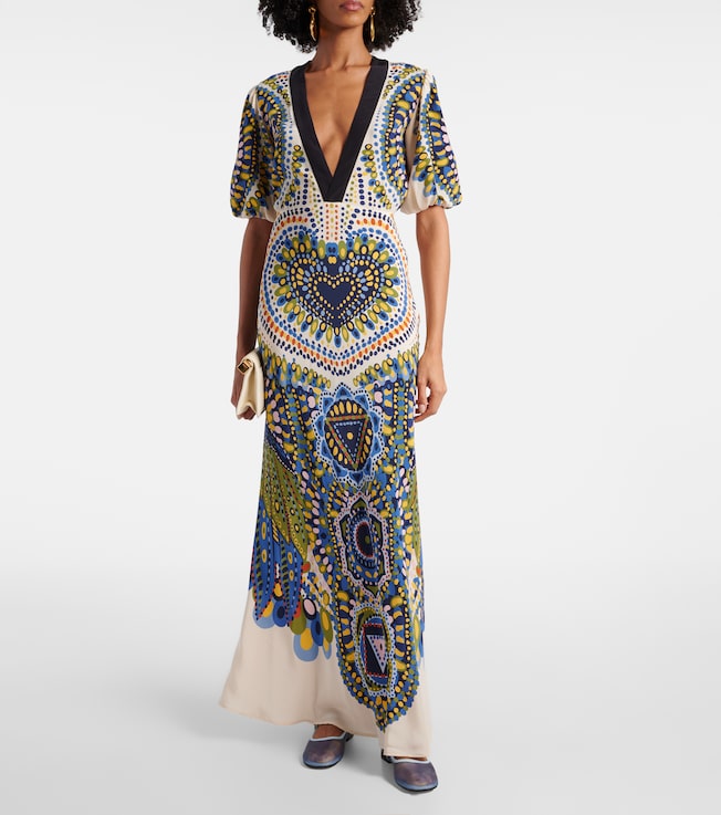 La DoubleJ Marlene silk maxi dress