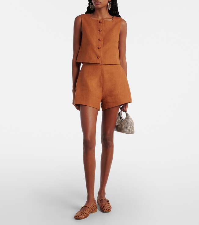POSSE Perri linen shorts