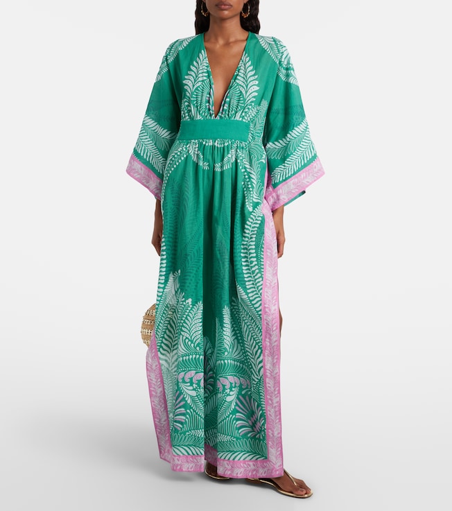 Poupette St Barth Sol printed cotton kaftan