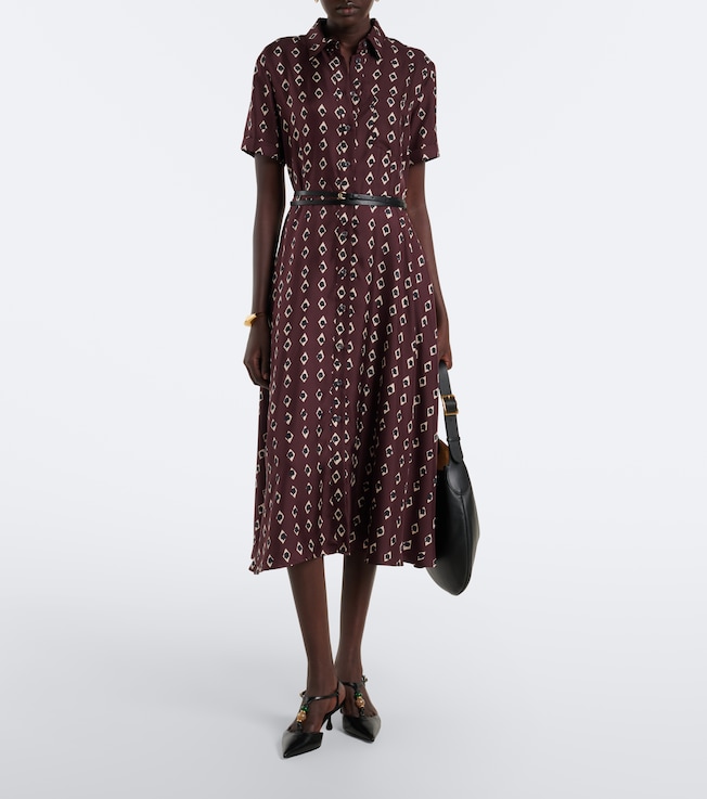 Altuzarra Kiera printed silk shirt dress
