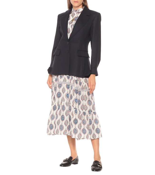 Chloé Virgin wool flannel blazer