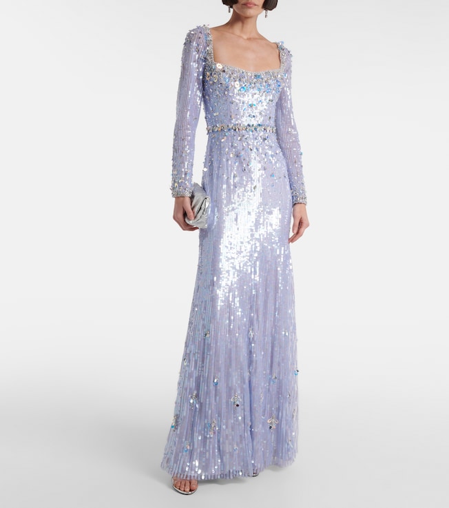 Jenny Packham Kestra sequined gown