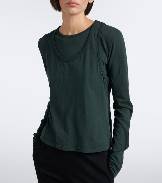 The Row Seruni cotton jersey T-shirt