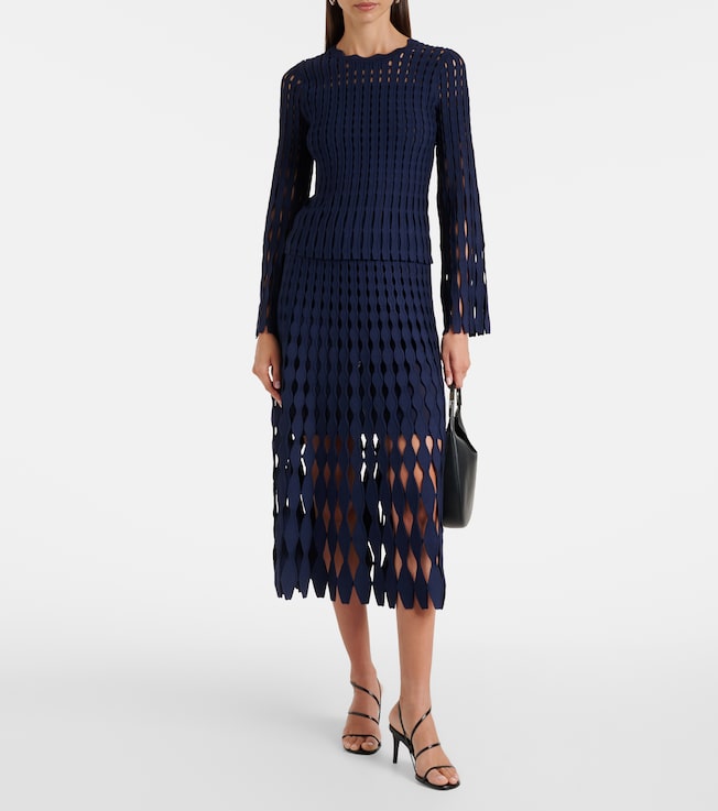 SIMKHAI Open-knit top