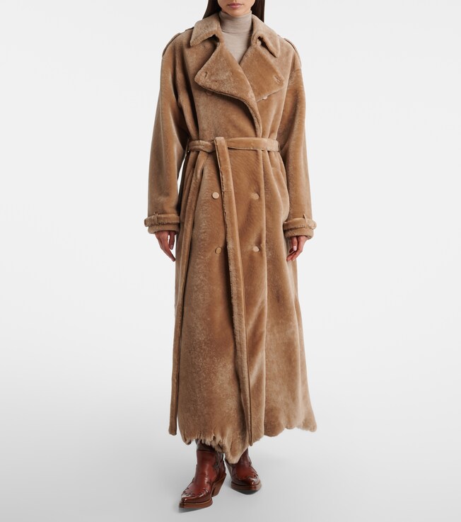 Gabriela Hearst Gabriela Hearst Tellus double-breasted shearling coat