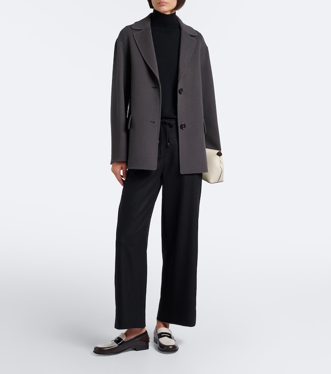 S Max Mara Wool wide-leg pants