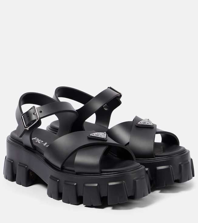 Prada Monolith platform sandals