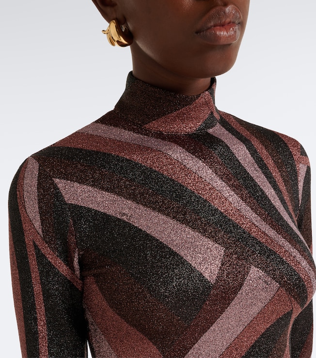 Pucci Pucci Iride Lurex jersey top