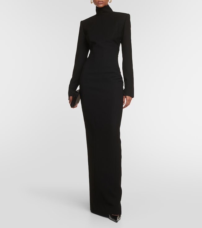 Mônot Cutout crêpe maxi dress