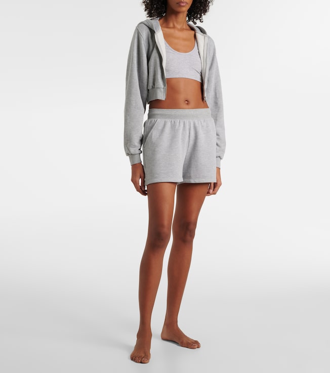 Alo Yoga Low Key cotton-blend shorts