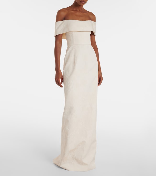 Markarian Clover brocade gown