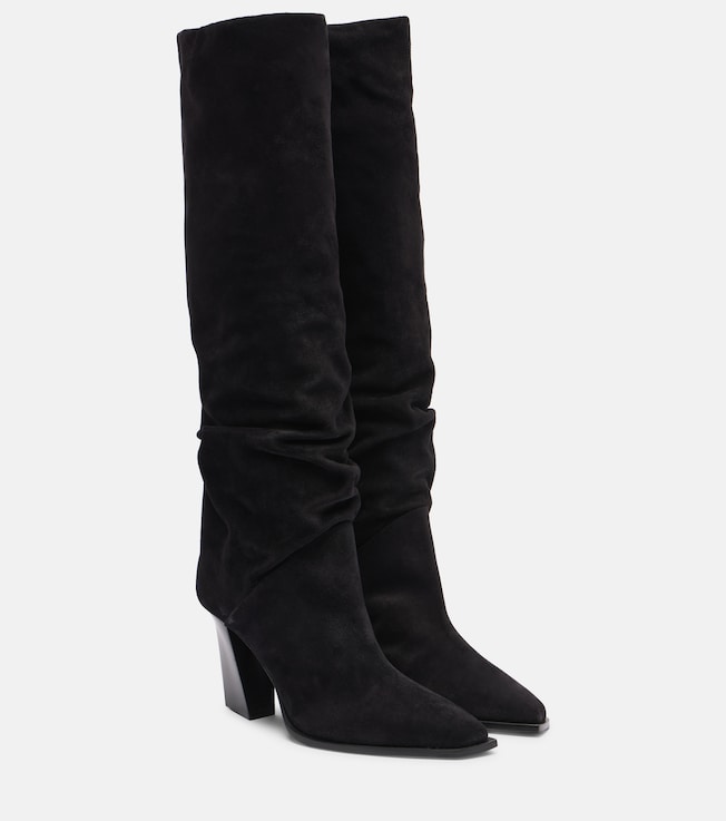 JIMMY CHOO Hart 85 suede knee-high boots