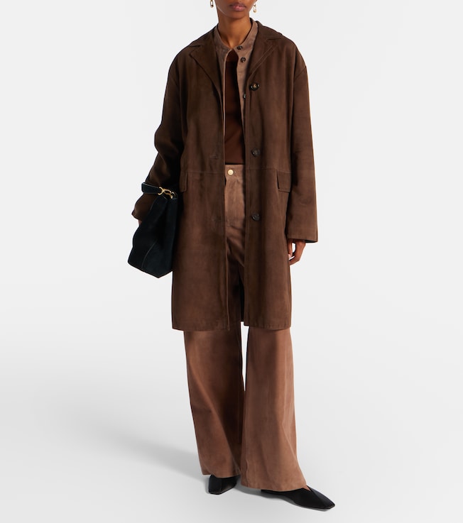 S Max Mara Ortensia suede coat