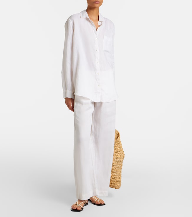 Velvet Stephanie linen wide-leg pants