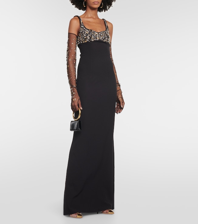 Safiyaa Beatriz embellished gown