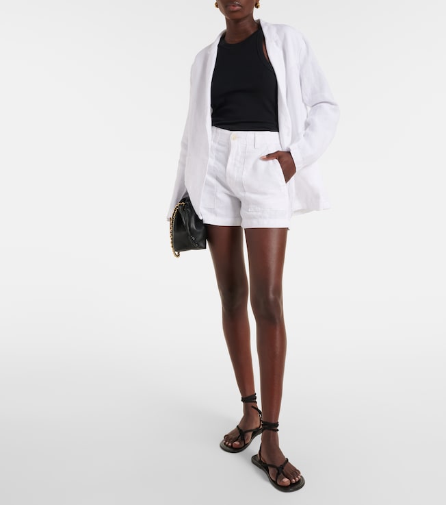 Velvet Fallon linen shorts