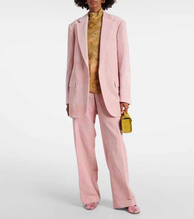 Dries Van Noten Printed sheer top