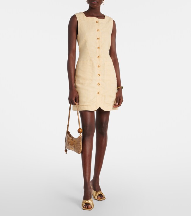 POSSE Emma linen minidress