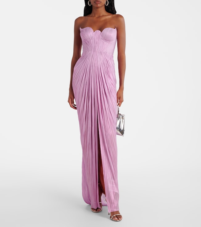 Maria Lucia Hohan Jasleen silk tulle corset gown
