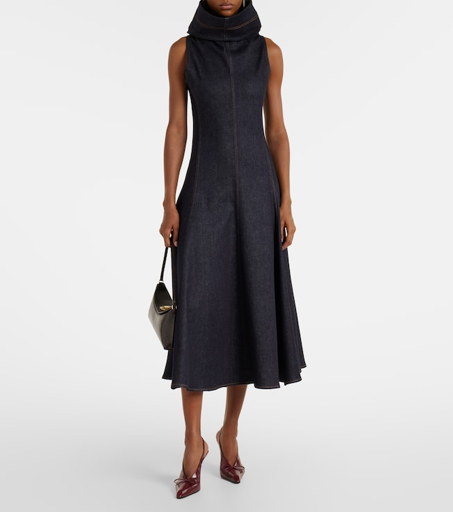 Jacquemus Denim midi dress