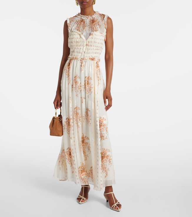 Ulla Johnson Kasia floral silk-blend maxi dress