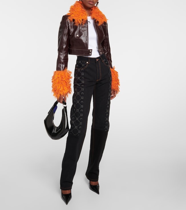 Marine Serre Leather jacket